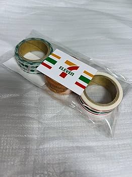 Amazon.co.jp: セブンイレブン限定 マスキングテープ 3本セット